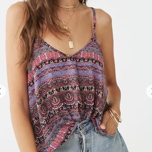 Forever 21 paisley print cami